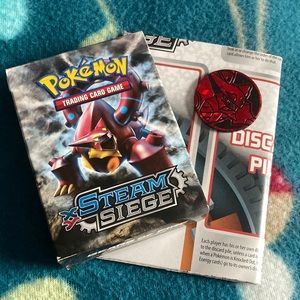 Pokémon TCG Gears of Fire Theme Deck Steam Siege AS IS